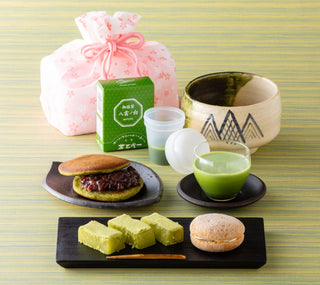 春のお手軽抹茶でティータイムセット