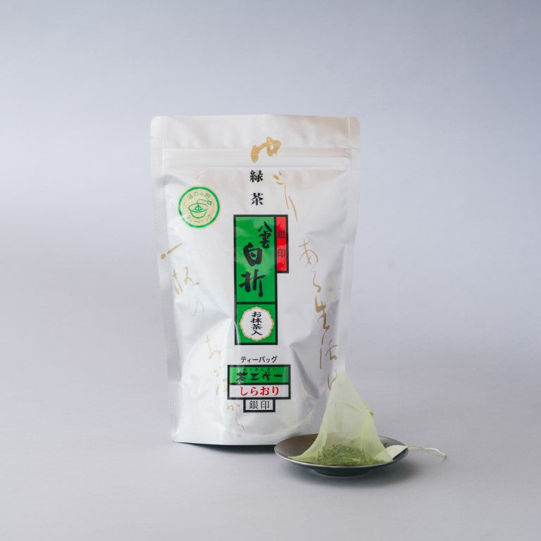 八雲白折（銀印）ティーバッグ（湯のみ用）3ｇ×18袋