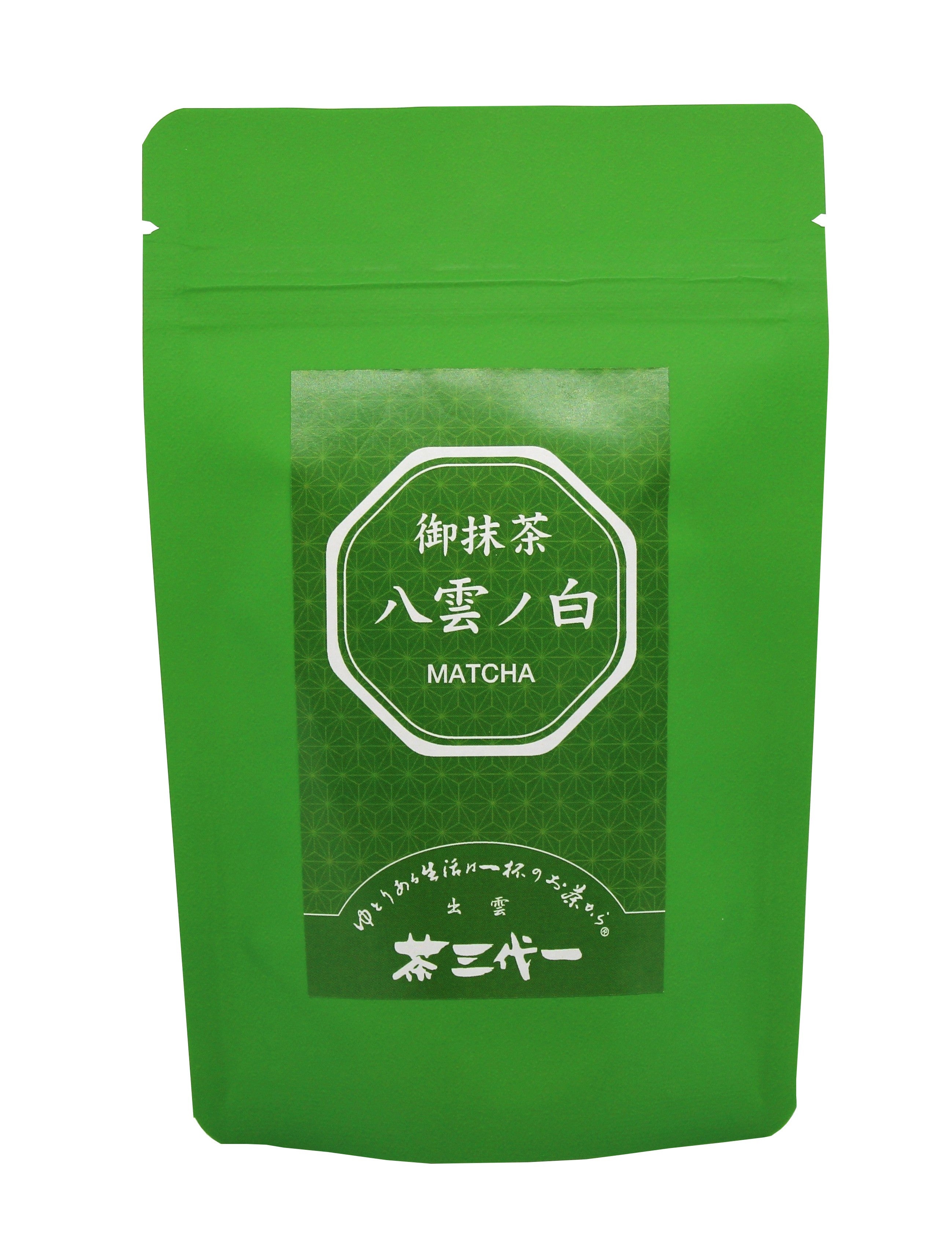 薄茶 八雲ノ白 50g – 株式会社茶三代一