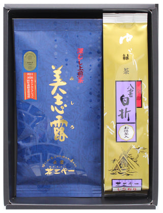 八雲白折と煎茶の詰合せ