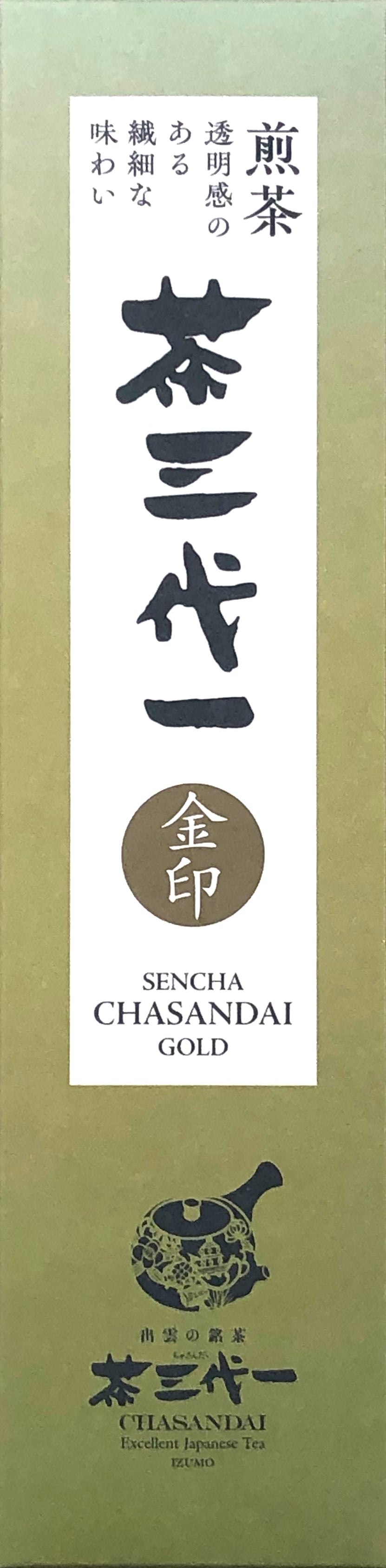 最上煎茶 茶三代一（金印）50g – 株式会社茶三代一