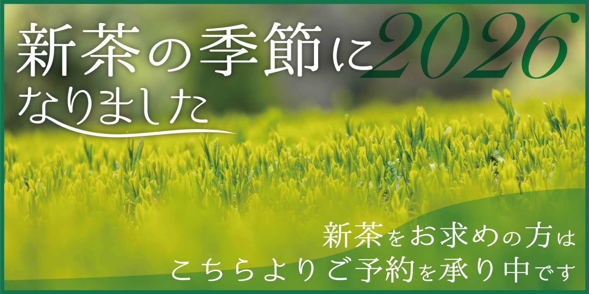 新茶ご予約を承ります